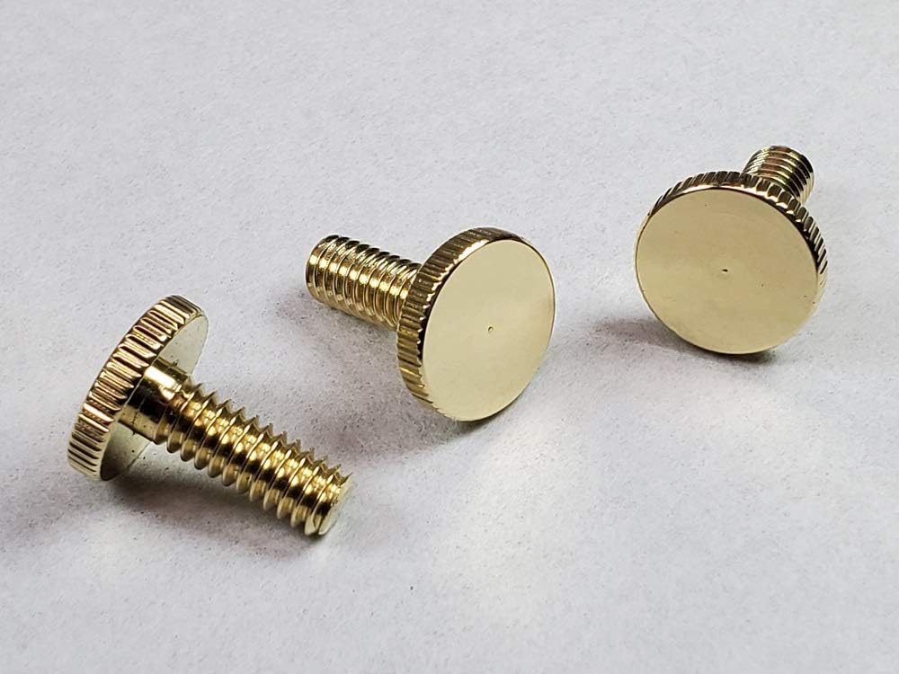 Conn Sousaphone Bell Screw (20K, 22K) Brass Lacquer Finish - Set of 3