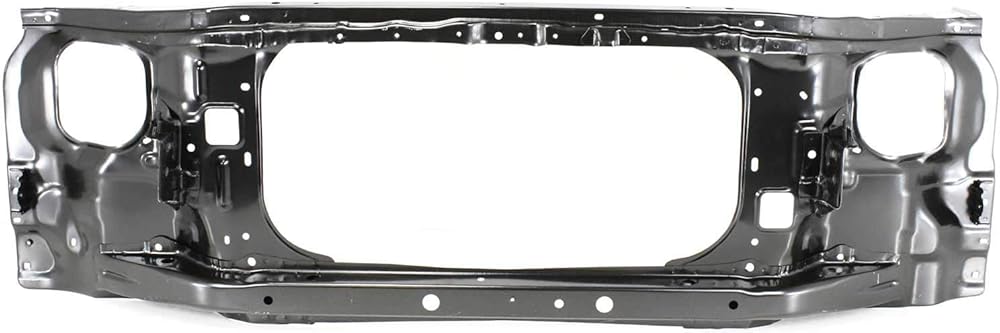 Evan-Fischer Radiator Support Assembly Compatible with 2000-2006 Toyota Tundra Black Steel