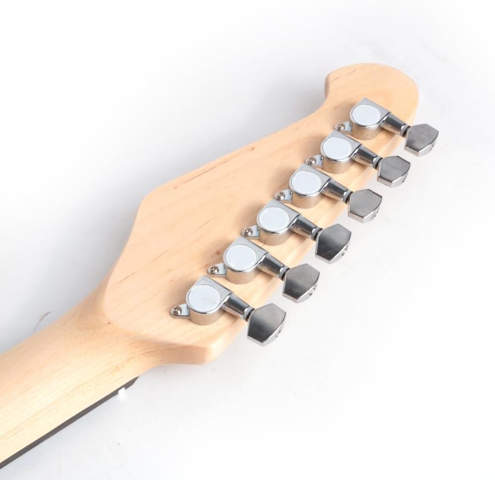 DST-30 Full Size Electric Guitar Beginner Starter Practic With Gig bag And Strap (DST-30, Black)