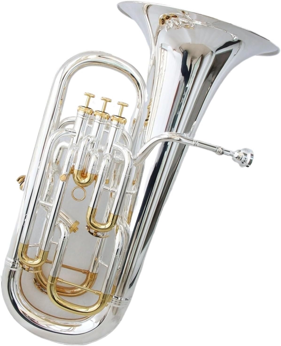 Beginner euphonium Professional 3+1 Piston Euphonium Horn Gold Plated Accessories Euphonium