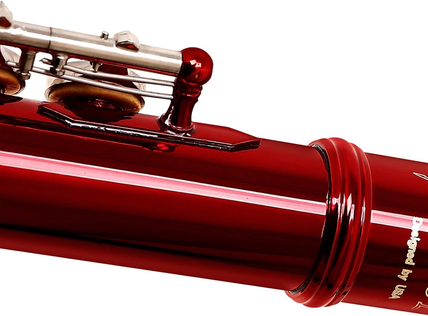 Flute 16-Hole Flute with E Key Woodwind Instrument C Tone Nickel-Plated Silver Key Flutes Musical Instruments