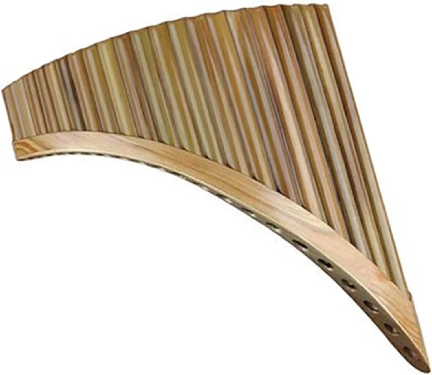 pan flute for beginners Chinese Traditional Musical Instrument 22 Pipes Pan Flute C Key Pan Pipes Woodwind Instrument Pan Flute In C Key (Color : Left)