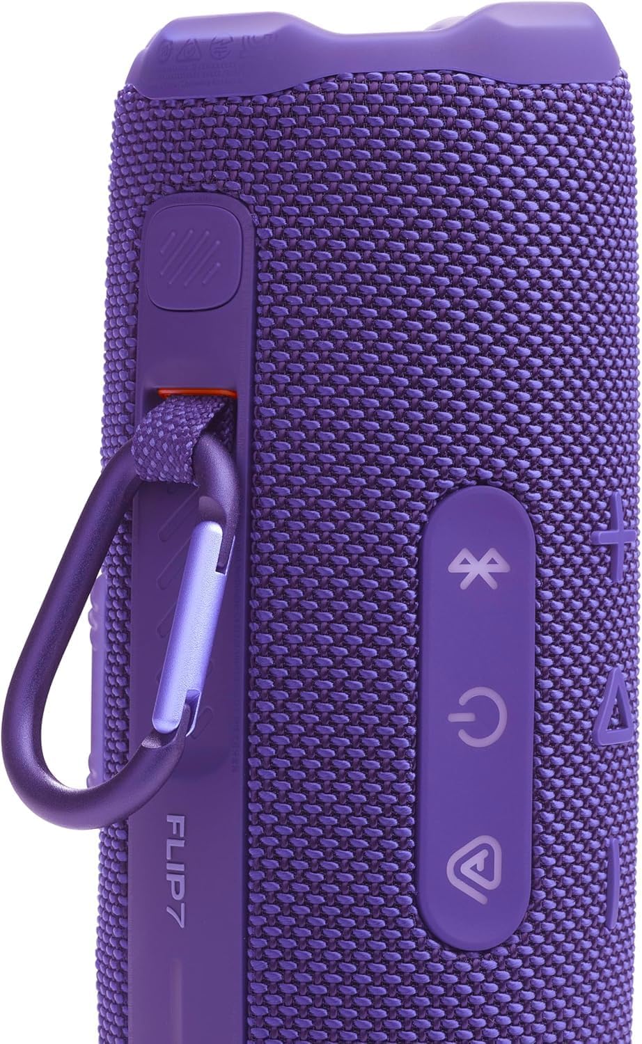 JBL FLIP 7 (Purple) Waterproof Portable Speaker Bundle with X-Halo Hardcase (Black)