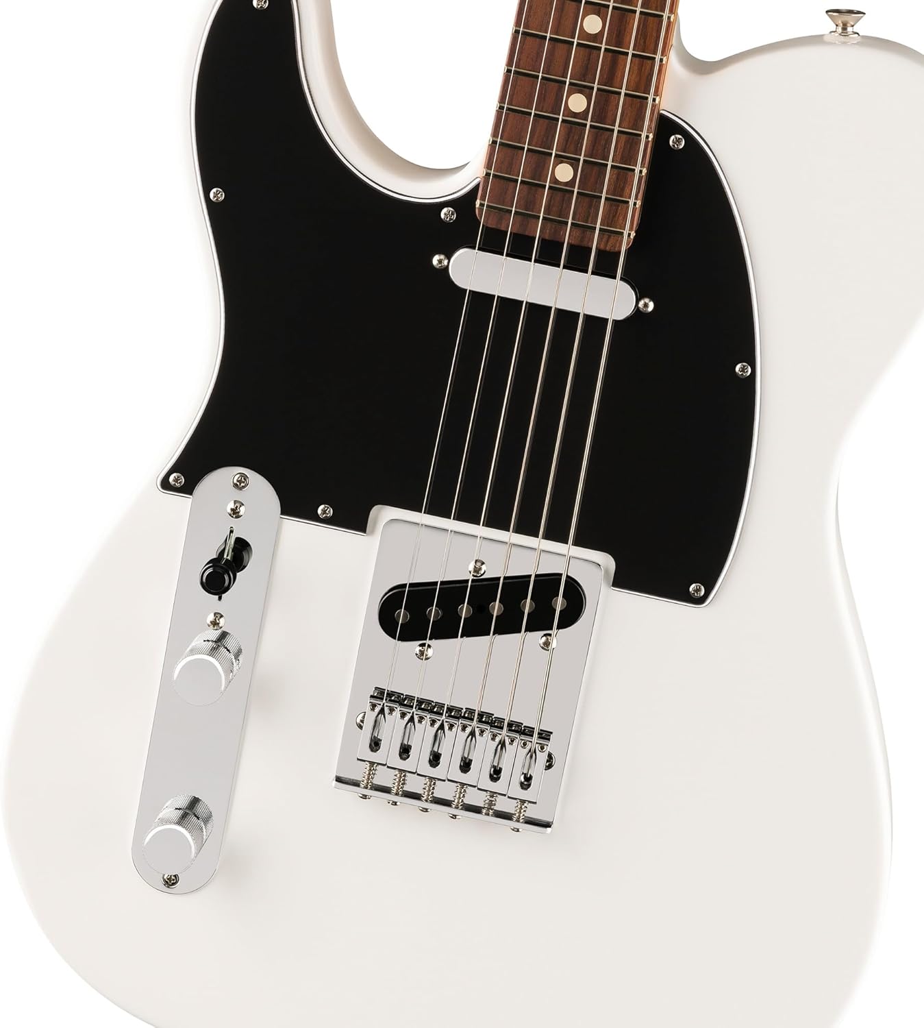 Fender Player II Telecaster Left-Handed - Polar White Bundle with Gig Bag, Strap, Cable, 3-Pack Picks and Guitar Cleaning Kit