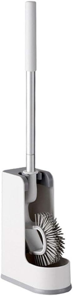Toilet Brush Hanging Long Handle Silicone Toilet Brush Toilet Brush Modern Novel Design Toilet Brush Home Bathroom Creative Toilet Brush Set Deep Cleaning