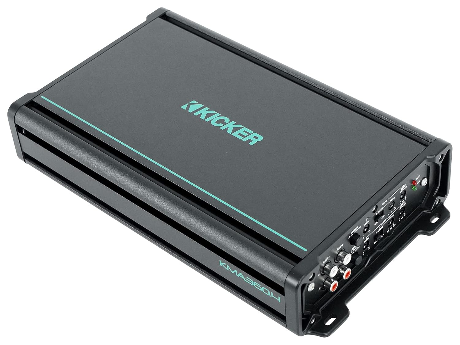 KICKER 48KMA3604 360 Watt 4-Channel Marine Amplifier Boat Amp KMA360.4