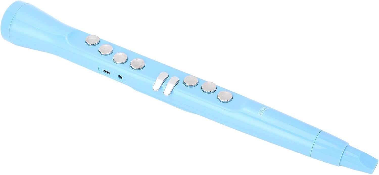 Restokki Electronic Wind Instrument 4 Octaves Bluetooth LCD HD Display Electronic Saxophone Blowpipe