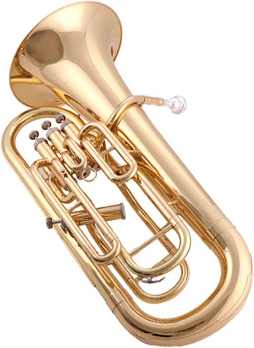Side Mounted Four Key Euphonium In B Flat Major Professional Tuba Performance Euphonium All-brass Instrument
