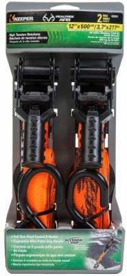 Keeper 1 in. W x 12 ft. L Orange Tie Down Strap 500 lb. 1 pk