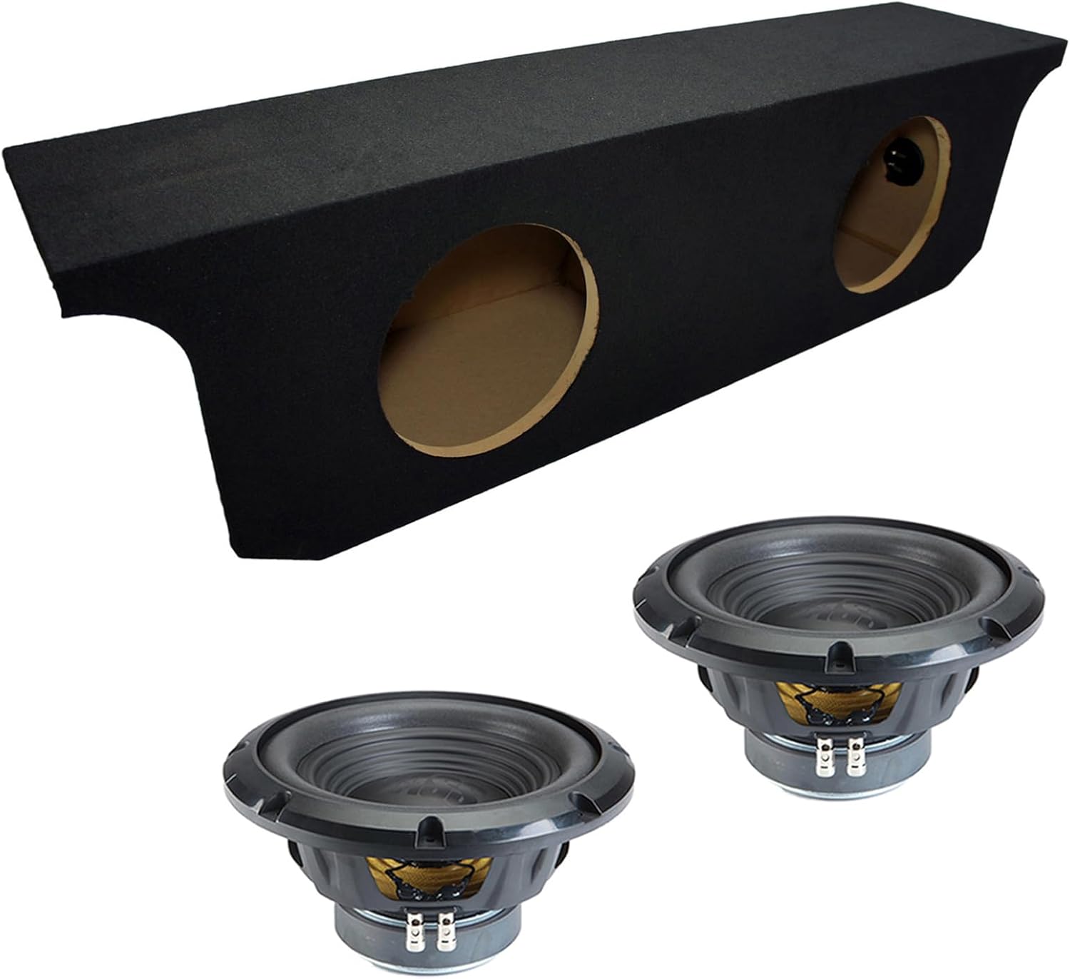 Alpine Compatible with 2007-2018 Jeep Wrangler Unlimited 4 Door Sealed Dual 10