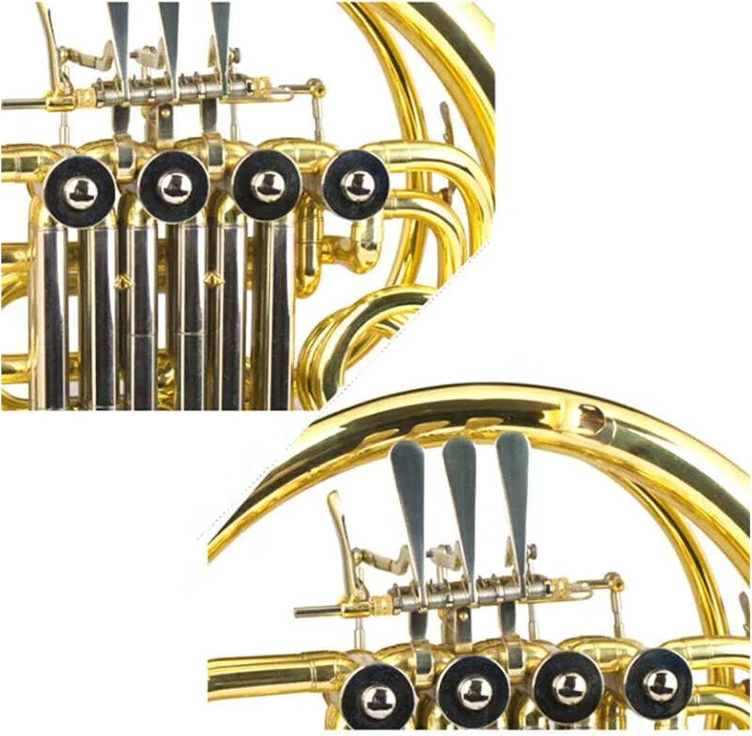 Professional French Horn B flat double row brass instrument