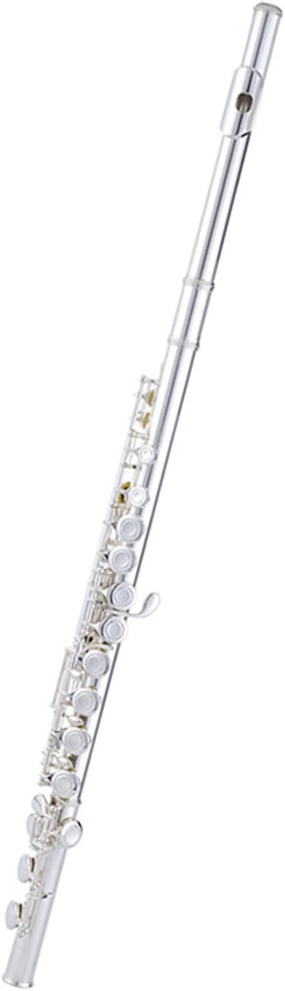 Flutes Musical Instrument Flute Musical Instrument White Copper Button E Key Split C Tone Silver-Plated 16 Closed-Hole Beginners Wind Instrument