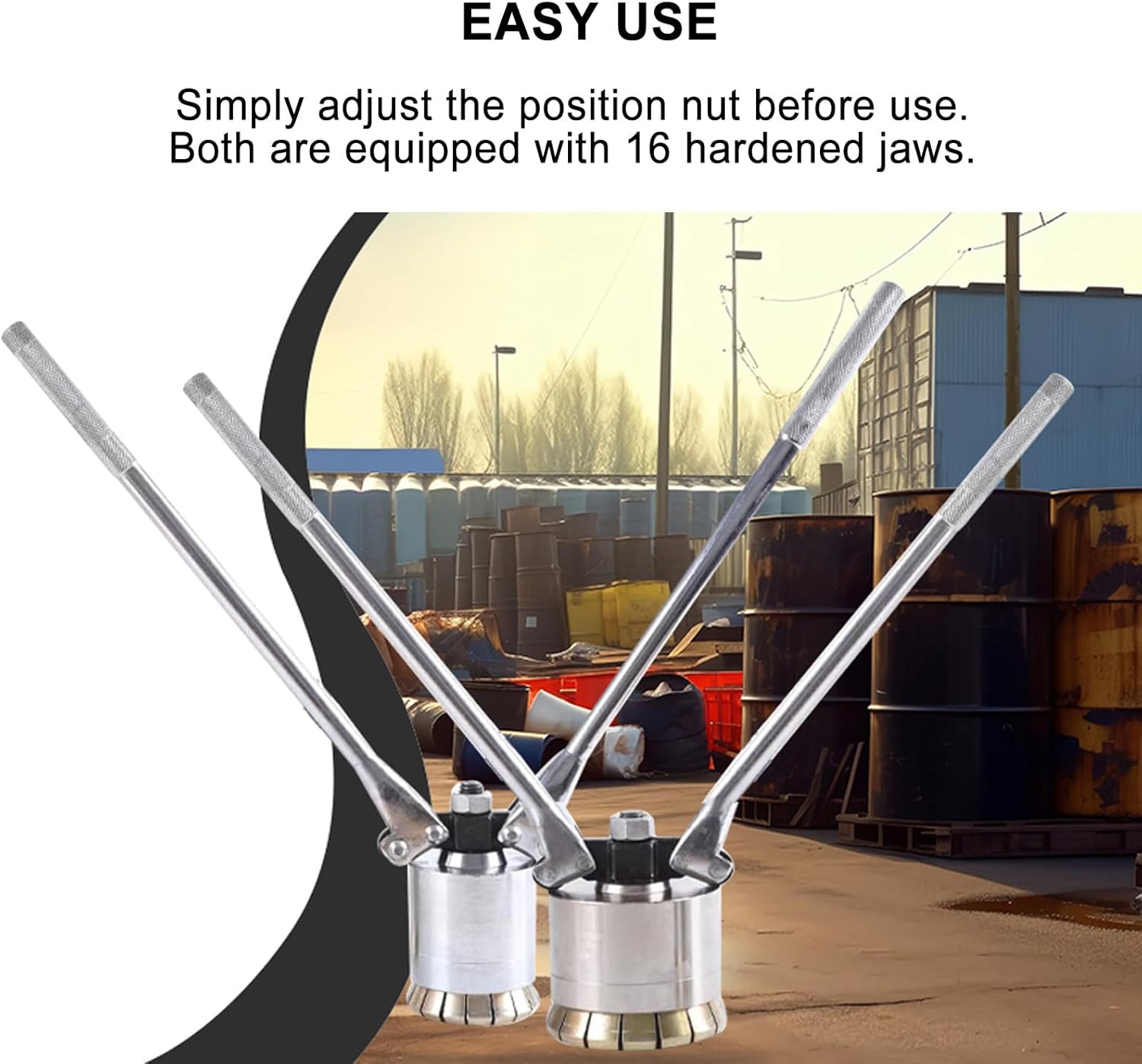 200L Oil Drum Pressure Cap Sealing Barrel Crimping Tool, 35&70Mm Crimper Sealer, 53 Gallon Manual Oil Barrel Sealing Machine,70mm