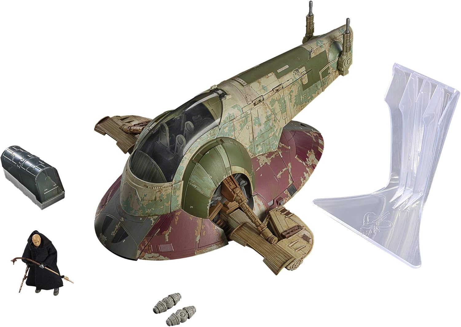 STAR WARS The Vintage Collection Boba Fett’s Starship Toy 3.75-Inch-Scale The Book of Boba Fett Vehicle, Toys for Kids Ages 4 and Up