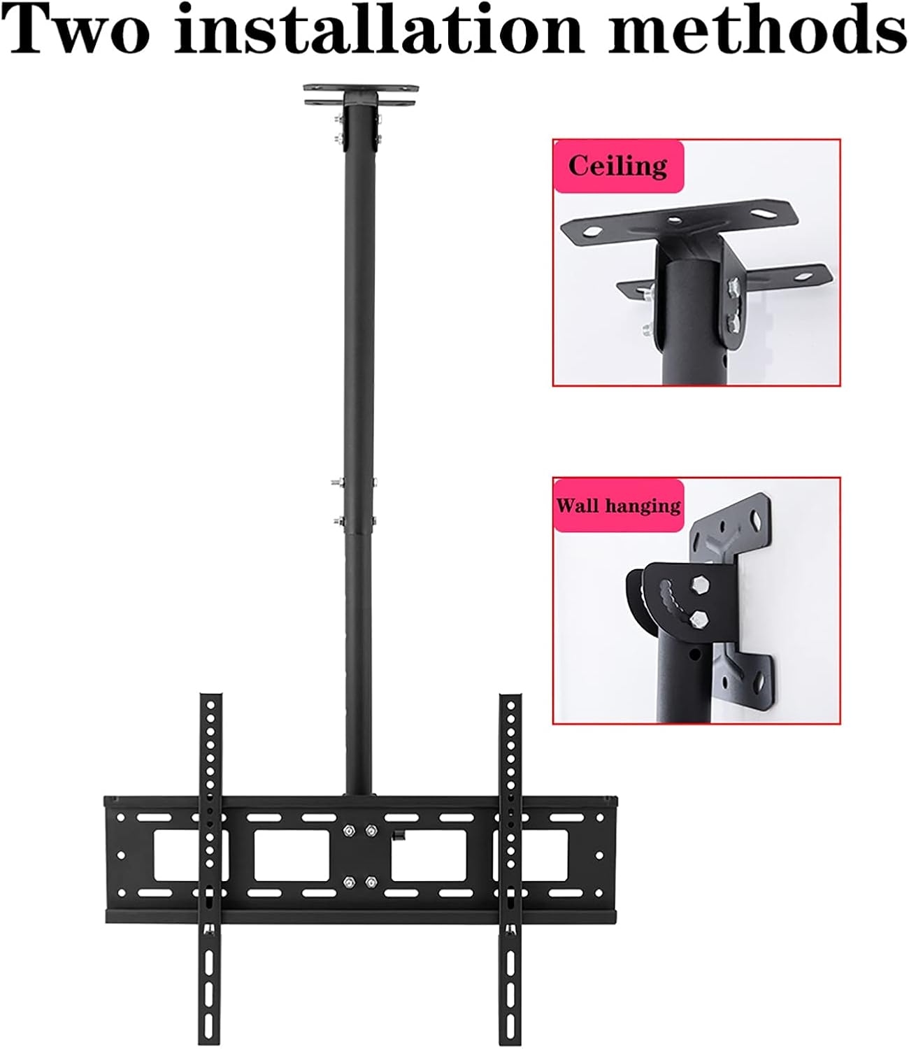TV Stand tv Wall Mount 360° Swivel and Tilt Ceiling TV Mount Teles Height Adjustment for 40 to 70 Inch TV Swivel and Tilting Bracket,2.5-