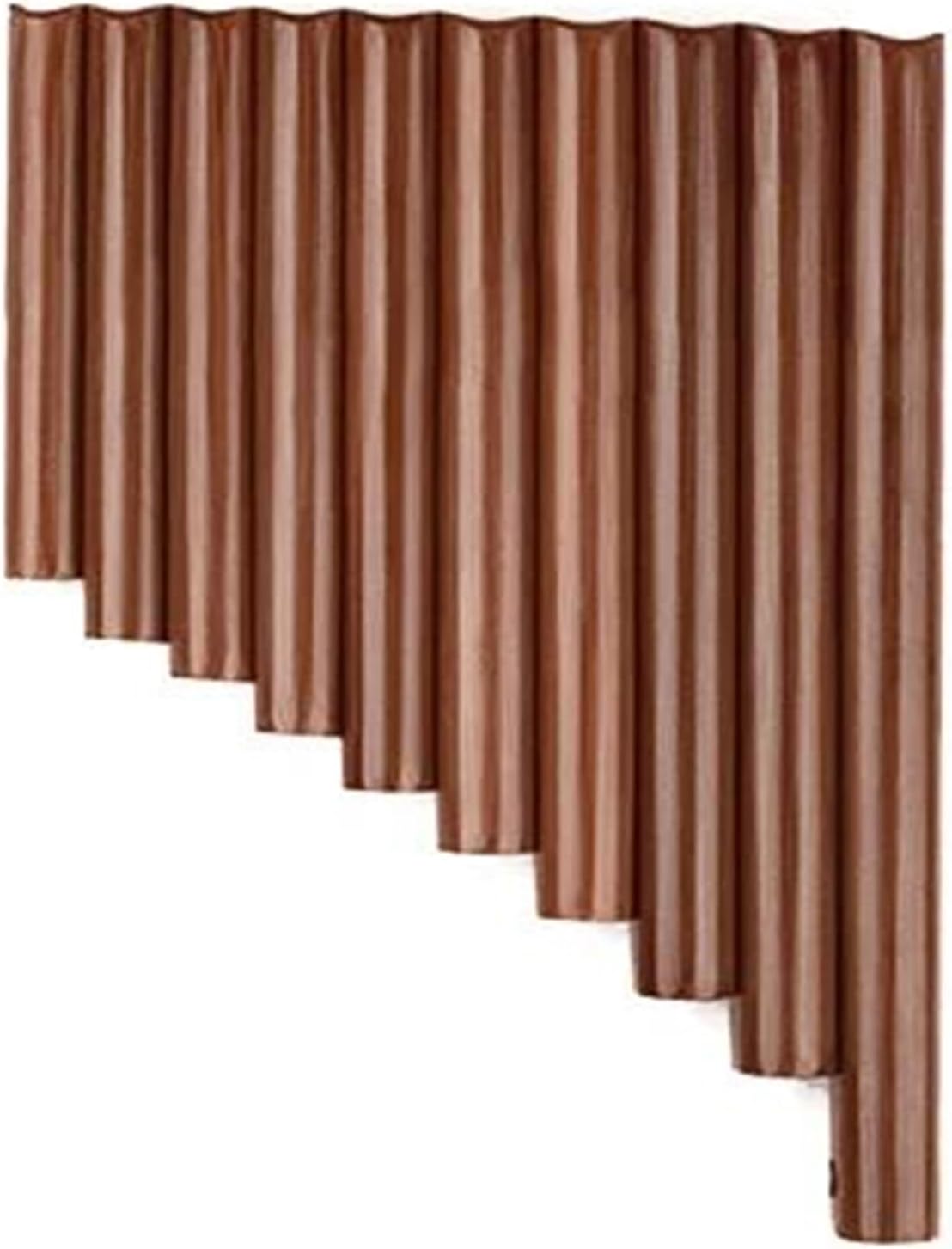 25 Pipe C Key Pan Flute 8 Pipe Pan Flute Woodwind Traditional Instrument Bamboo(10 right)