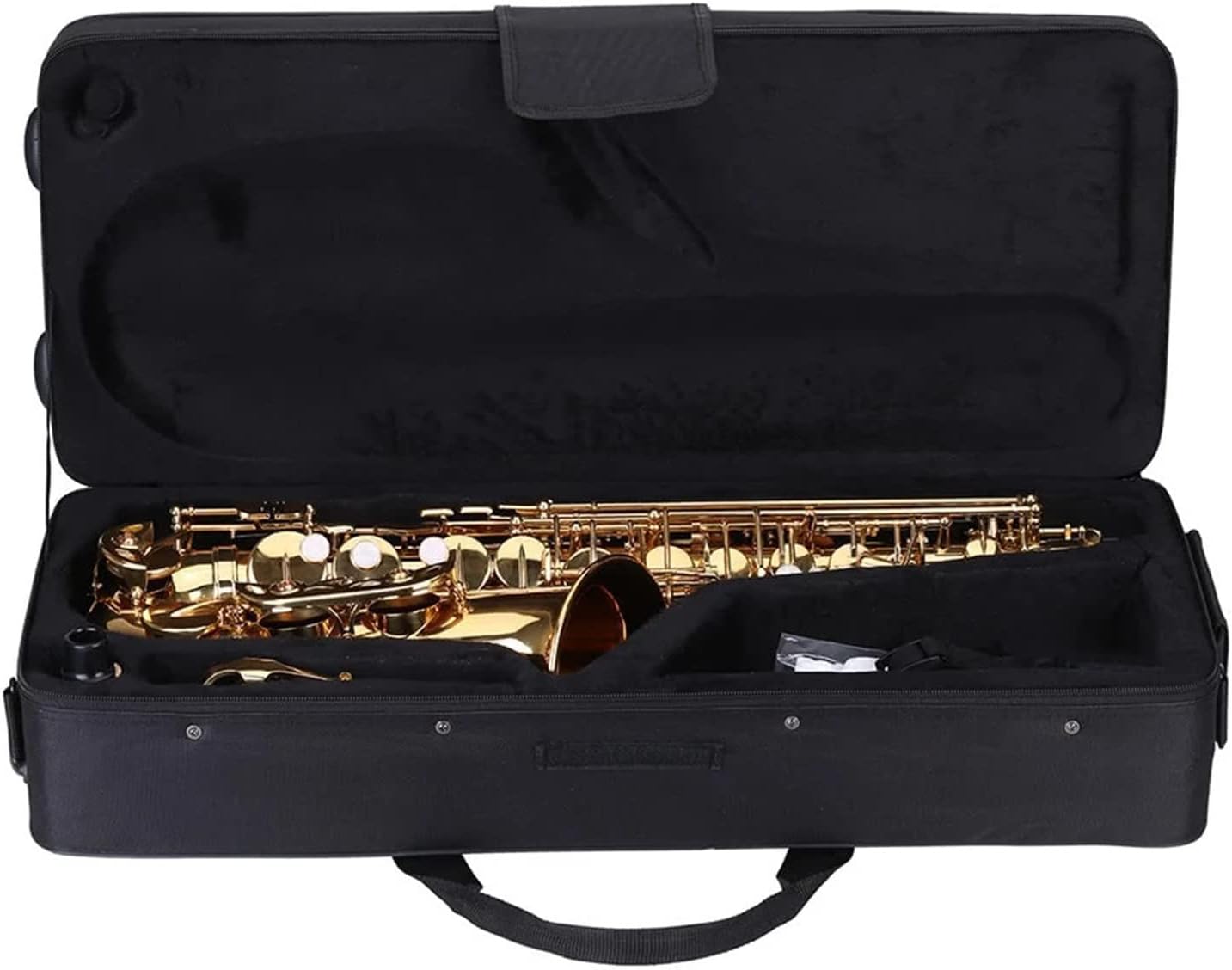 Gold E Flat EB Alto Saxophone Brass Lacquered Sax 802 Key Type Woodwind Instrument