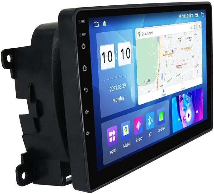 Android Car Stereo for Fiat 500 2016-2019,10 inch IPS Touchscreen with Upgrade Wireless CarPlay & Android Auto,WiFi/GPS,Support SWC and Subwoofer,8-Core 8G+256G