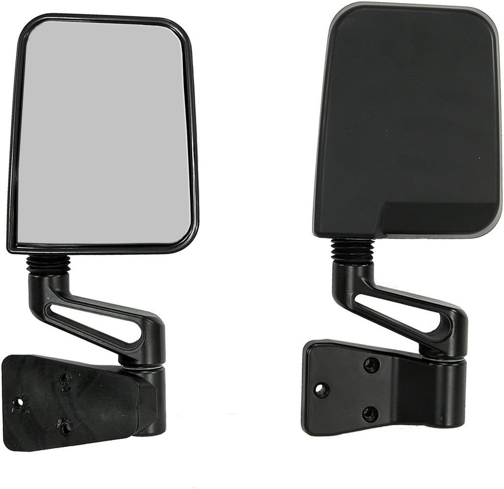 Rugged Ridge | Door Mirror Kit, Pair, Black | 7694 | Fits 1987-2002 Jeep Wrangler YJ/TJ