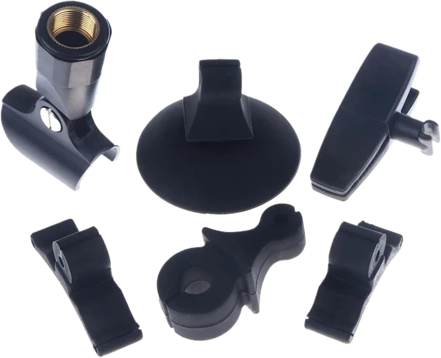 Mic Holder 5PCS Violin Dedicated Microphone Mount Clip Anti-Shake Sturdy Holder For Professional Condenser Mic Recording For Musician,Broadcaster,Speakers,Event Organizer(A1)