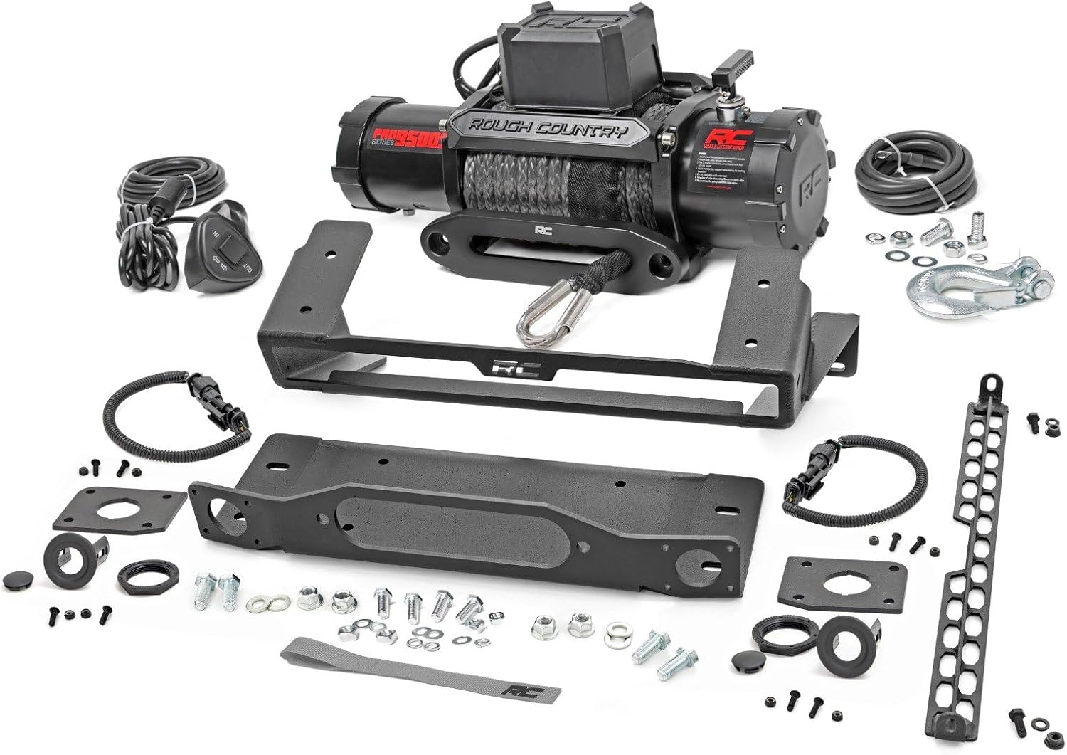 Rough Country Winch Mount for 2021-2024 Ford Bronco | PRO9500S - 51094