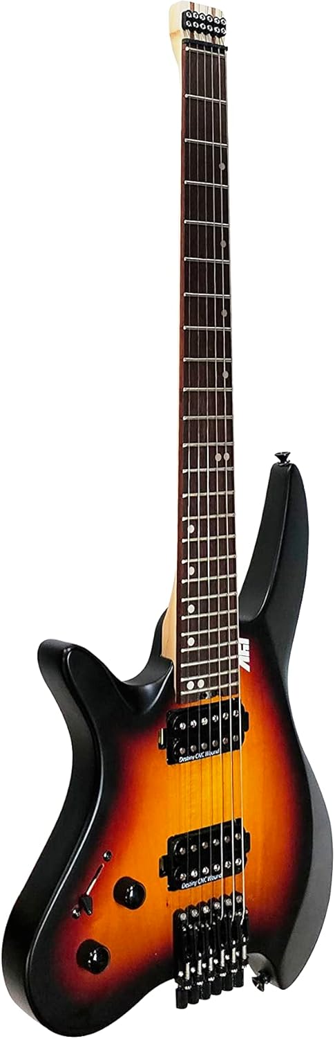 IYV-ISHL-500 LH, 6-String Headless Electric Guitar, 3-Tone Sunburst, Left hand