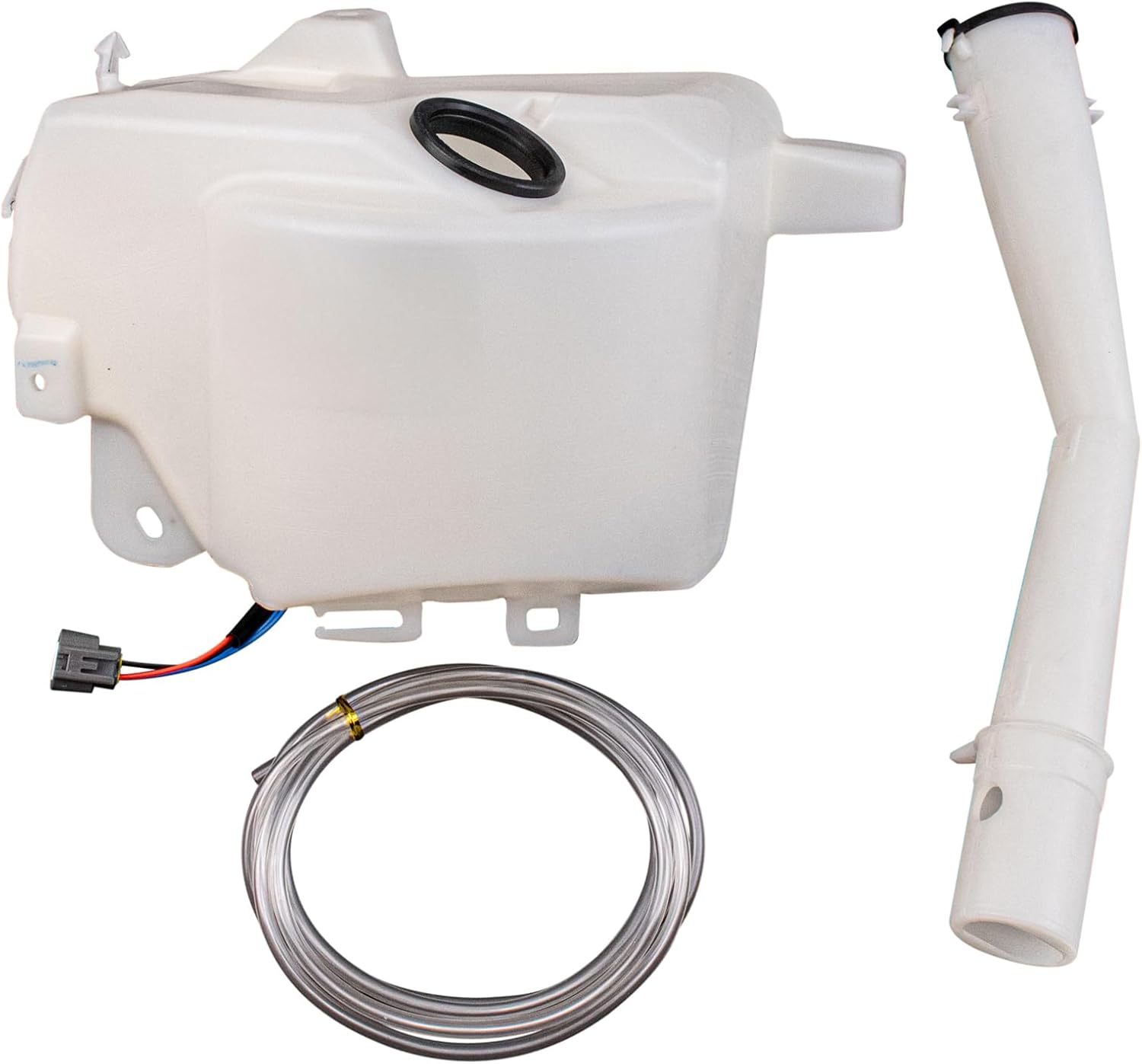 TRQ Windshield Washer Reservoir Compatible with 2000-2006 Toyota Tundra
