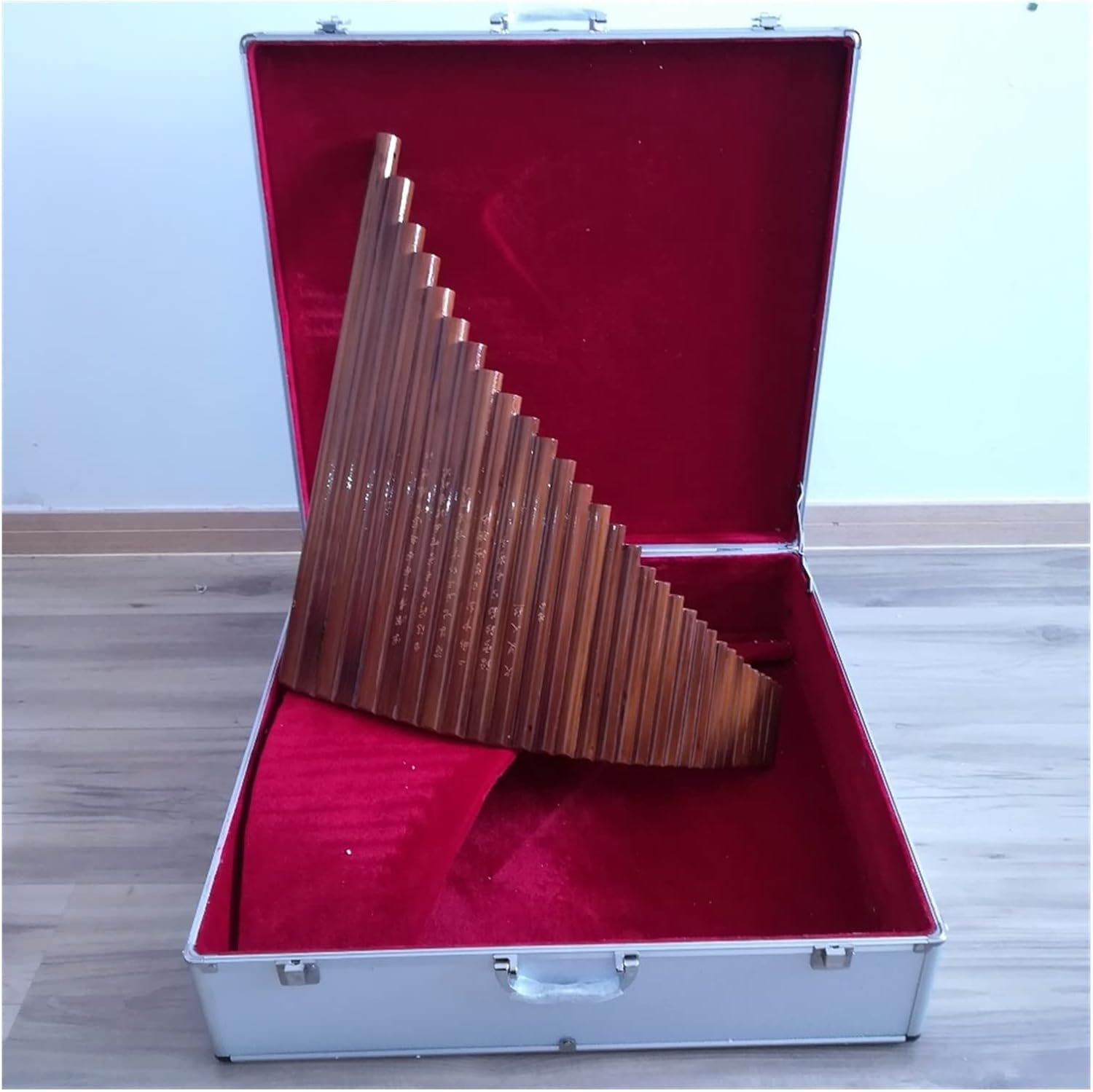 PanPipes Woodwind Instrument 31 Pipes Professional Panflute Handmade Bamboo Flute with Panpipes Case
