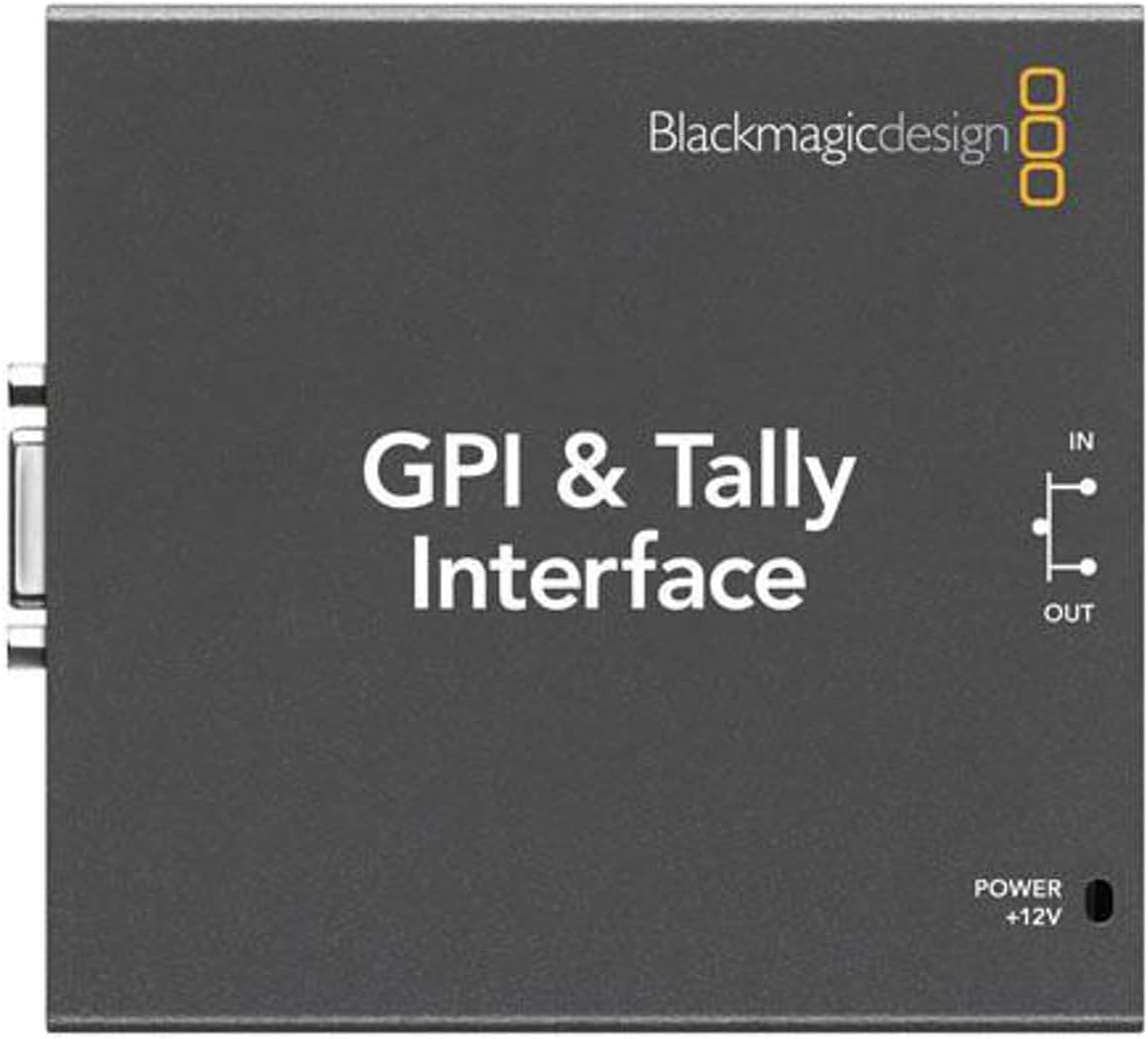Blackmagic Design GPI and Talley Interface