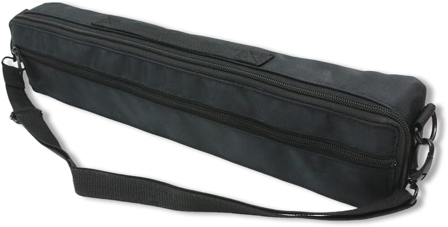 Red Solid Wood Flute Case Carrying Case For Flute Protection 16 Hole /17Hole Flute Case With Adjustable Shoulder Strap Soft Bag Flute Storage Flute Woodwind Instrument Accessories (17 hole)