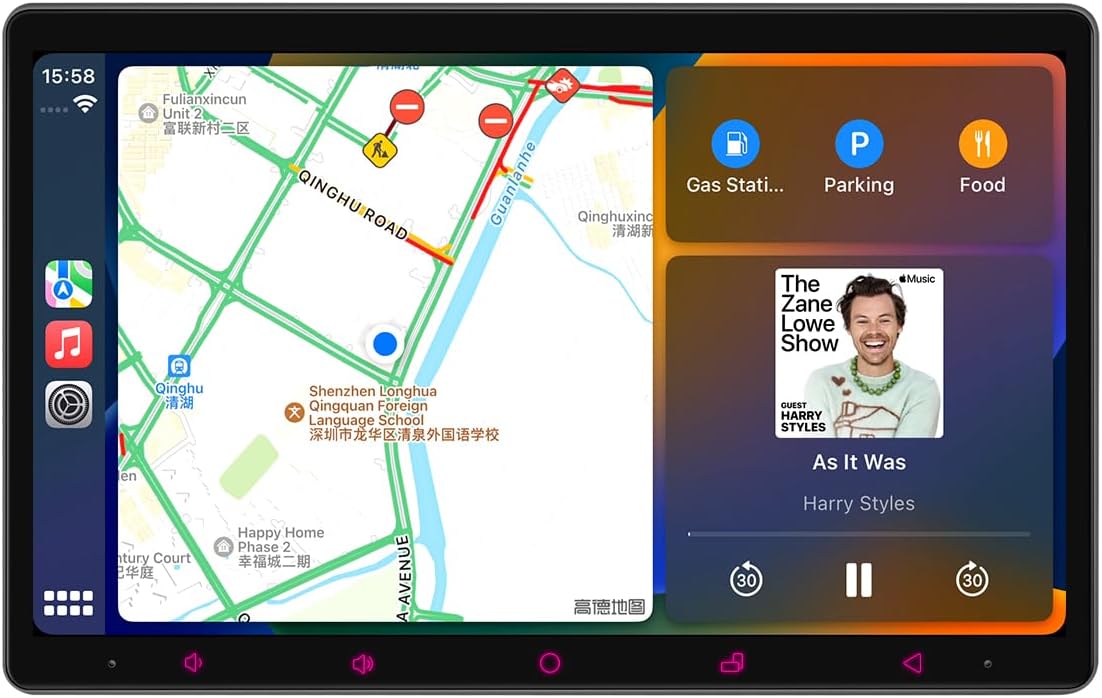 Joying Car Radio for Jeep Grand Cherokee/Dodge Durango 2011-2013, 11.6 Inch IPS Touch Screen 4+64GB Car Stereo 1280 x 800 with Wireless CarPlay & Android Auto, Mirror Link, Volume Knob(JY-GC603T4)