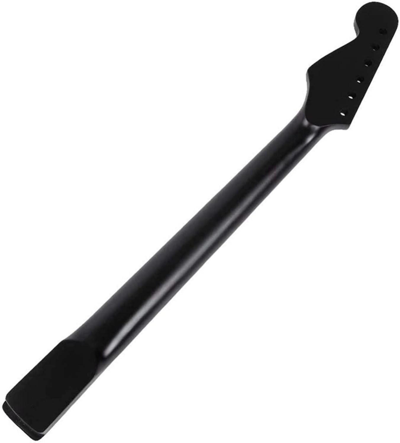 Matte Black 22 Fret Electric Guitar Neck/Maple Stem/Rosewood Fingerboard Guitar Accessories Unfinished Guitar Neck