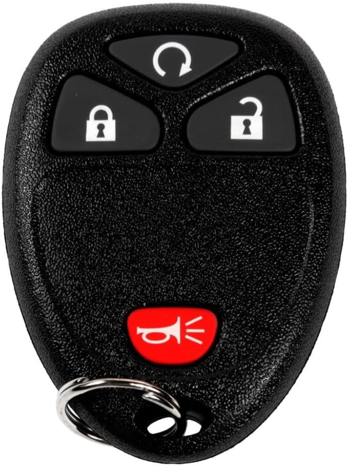 KarParts360 for GMC Savana 4500 2009-2017 Keyless Entry Remote Key Fob | Black | 4 Button