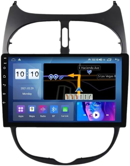 Generic Car Stereo Radio for Peugeot 206 2004-2008 2G RAM+32G ROM…