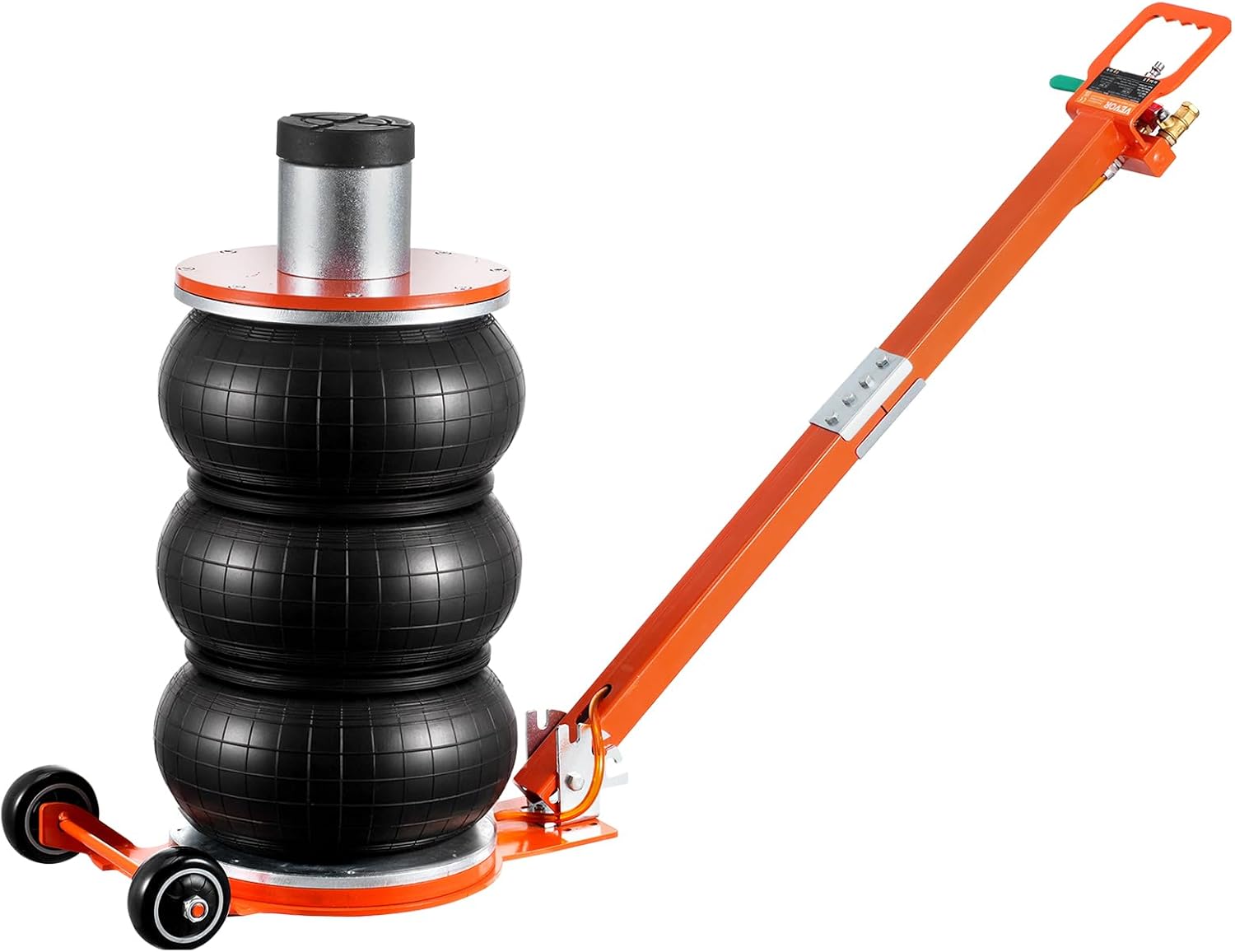 VEVOR Air Jack, 5 Ton/11000 lbs Triple Bag Air Jack, 4-10 S Lifting Pneumatic Jack with Heightened Column Lift up to 21.5