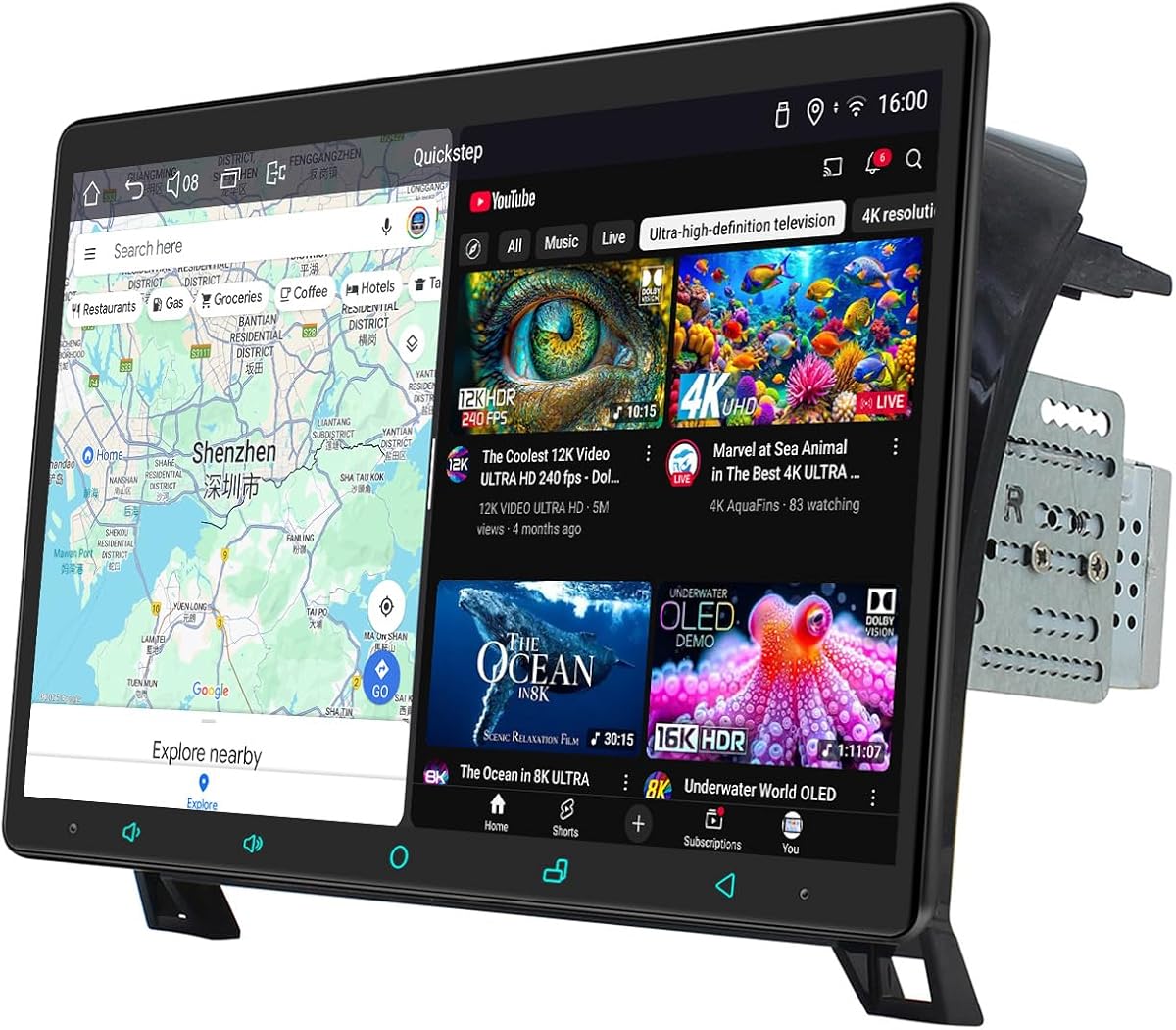 JOYING Android 13 Car Radio for Toyota Tundra 2007-2013 Sequoia 2008-2019, 11.6 Inch Touchscreen Car Stereo with Wireless Carplay & Android Auto, FM, GPS Navigation, Bluetooth 5.1, SWC(JY-TT115N8)