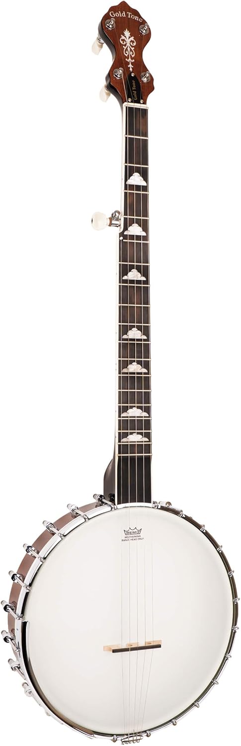 Gold Tone Model WL-250 White Ladye 5-String Open Back Banjo with Hardshell Case