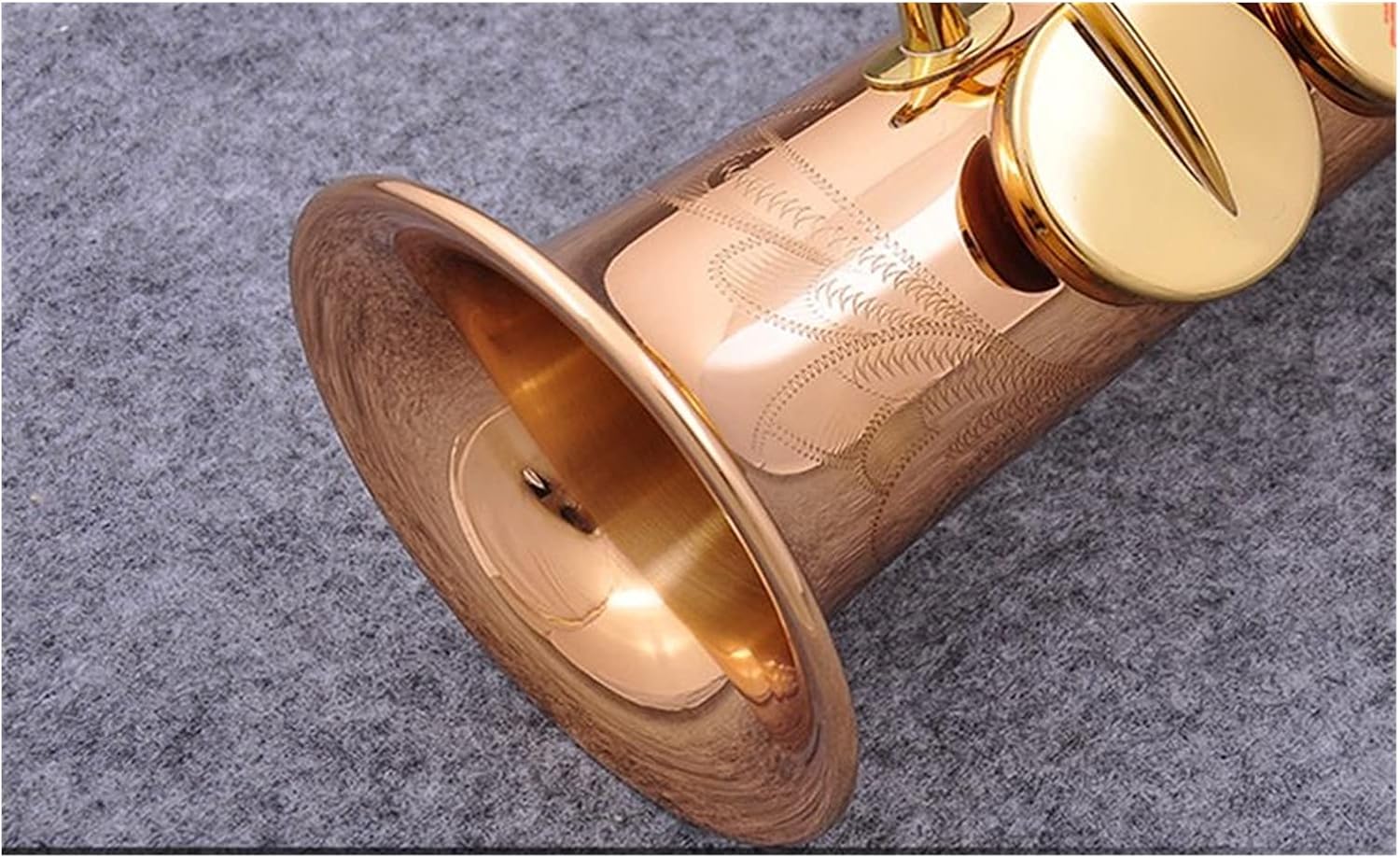 Sax Beginners Kit Professional Soprano Saxophone Bb Tuning Instrument with Outer Box Reed Wind Instrument