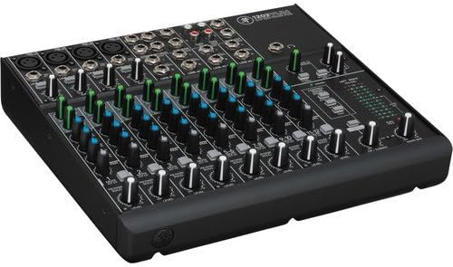 Mackie 1202VLZ4 12-Channel Compact Mixer with G-MIXERBAG-1212 Padded Nylon Mixer/Equipment Bag & PB-S3410 3.5 mm Stereo Breakout Cable, 10 feet Bundle