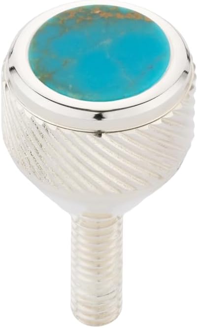 saxophone Neck Screws 135 Heavy by KGUMusic for alto, tenor, soprano, baritone sax for YMH, Keilwerth, Antigua, Buffet, Selmer TS44 (998 Silver Plated, Turquoise)