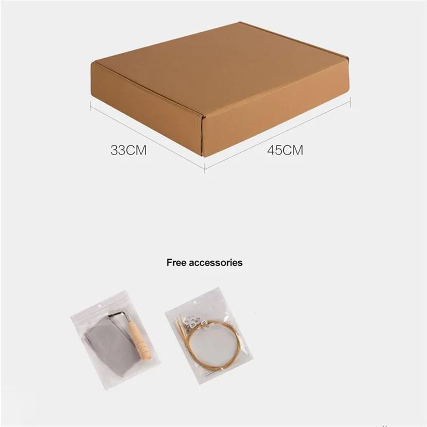 Lyre Harp Set 19 String Lyre Mahogany Harp Portable Music Instrument Tuning Wrench For Beginner Easy To Learn(Deer)