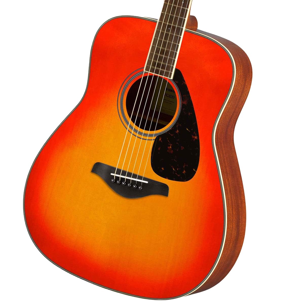 Yamaha FG820AB Acoustic Guitar FG SERIES Autumn Burst