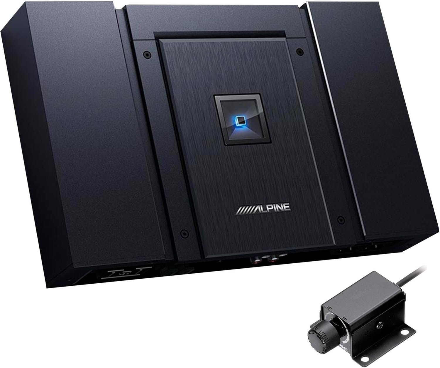 Alpine Status HDA-F60 Hi-Res 4-Channel Amplifier & Alpine RUX-KNOB.2 Remote Bass Knob Bundle