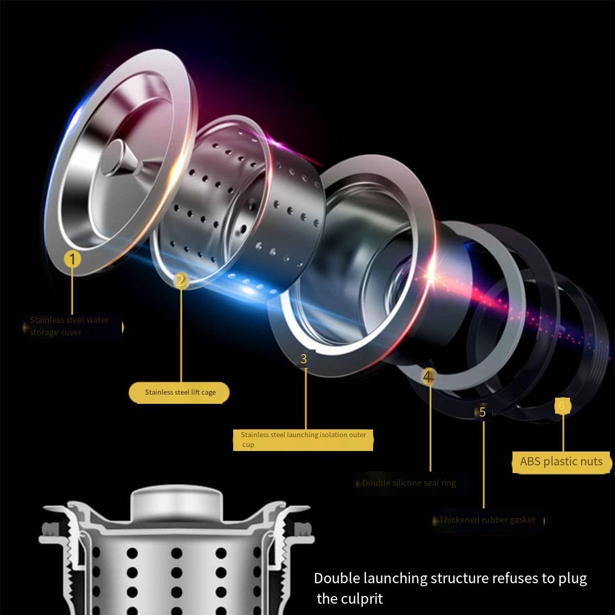 Wall Mount Kitchen Stainless Steel Sinks,Equipped with hot and cold faucets,Corner Wall Mount Bathroom Sink,Laundry Room Patio Outside Kitchen Garden Shop Emergency Sink (Cold/hot faucet)