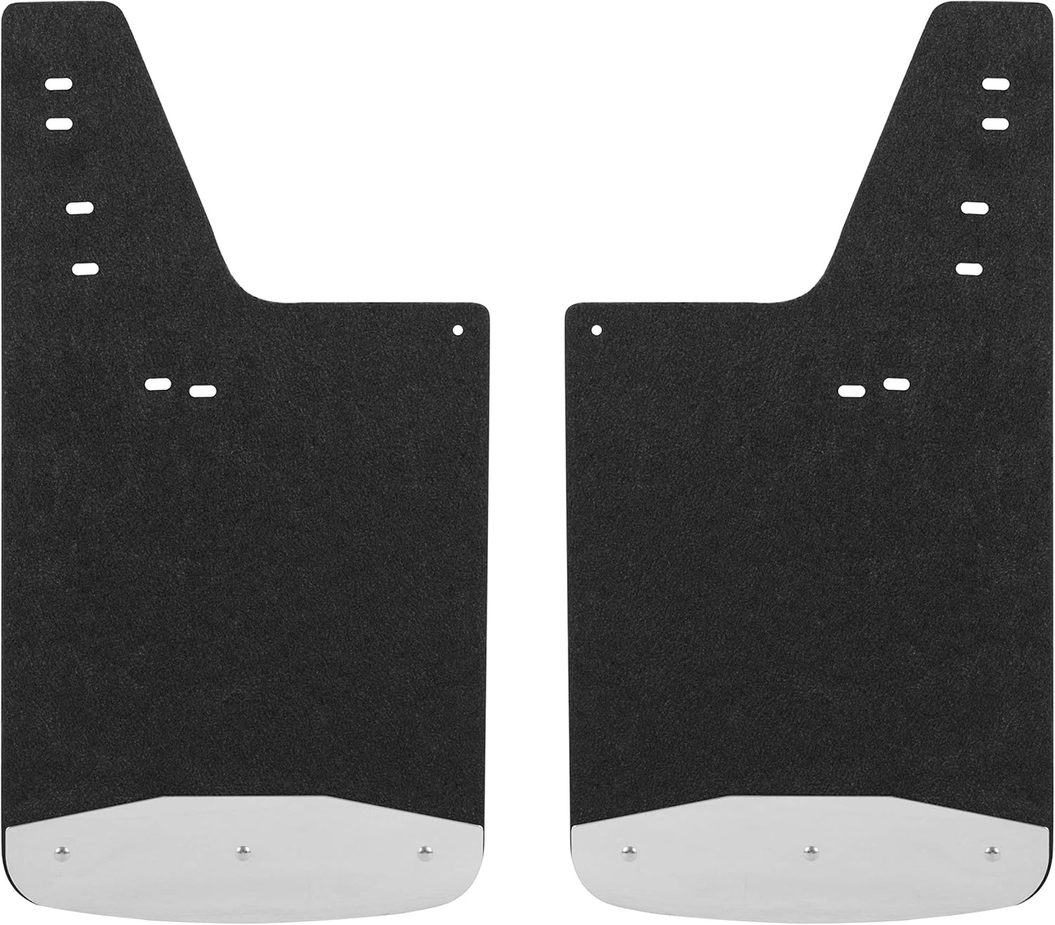 LUVERNE 251123 Front or Rear 12-Inch x 23-Inch Textured Rubber Mud Guards, Select Ford F-250, F-350, F-450, F-550 Super Duty