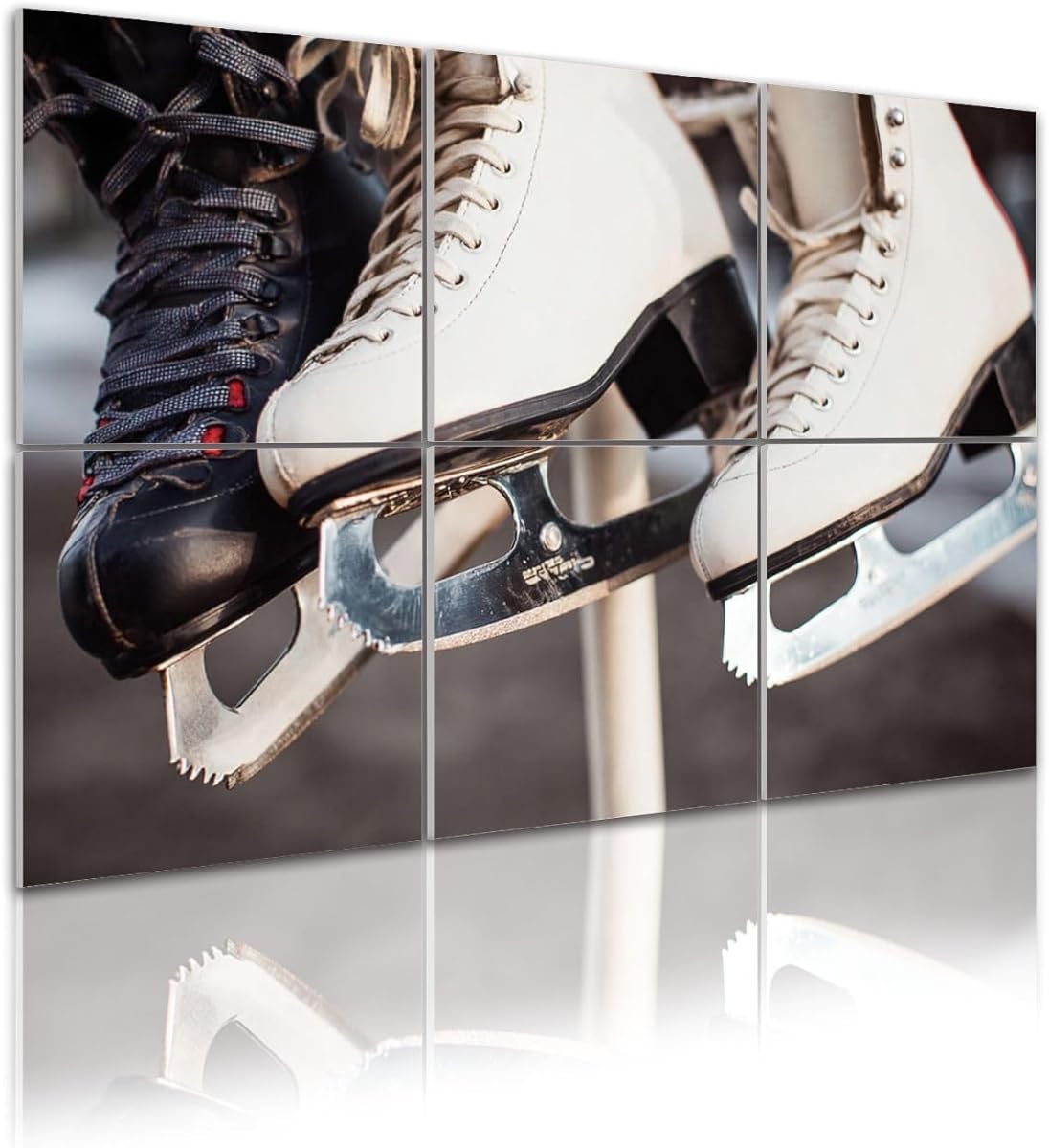 6 Pack Art Acoustic Panels Self Adhesive Women men s skates laces hanging 48