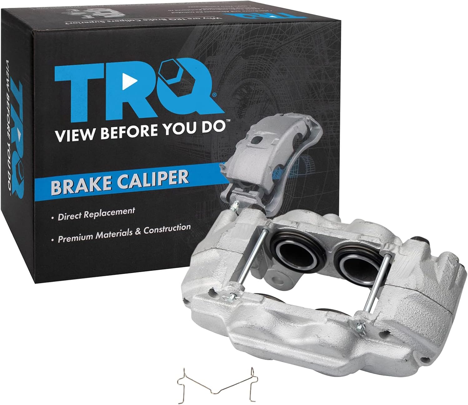 TRQ Front Right Brake Caliper Passenger Side Compatible with 2003-2009 Lexus GX470 Toyota 4Runner
