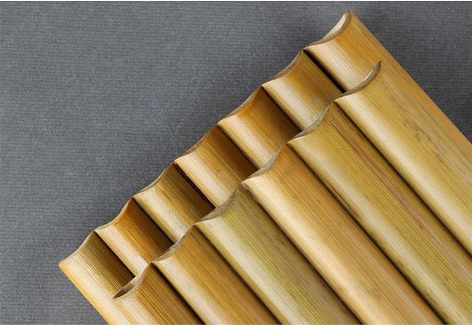 pan flute for beginners 13 C/G Key Pipes Pan Flute Double Pipes Traditional Woodwind Musical Instrument For Musical Lover (Color : LEFT-C)