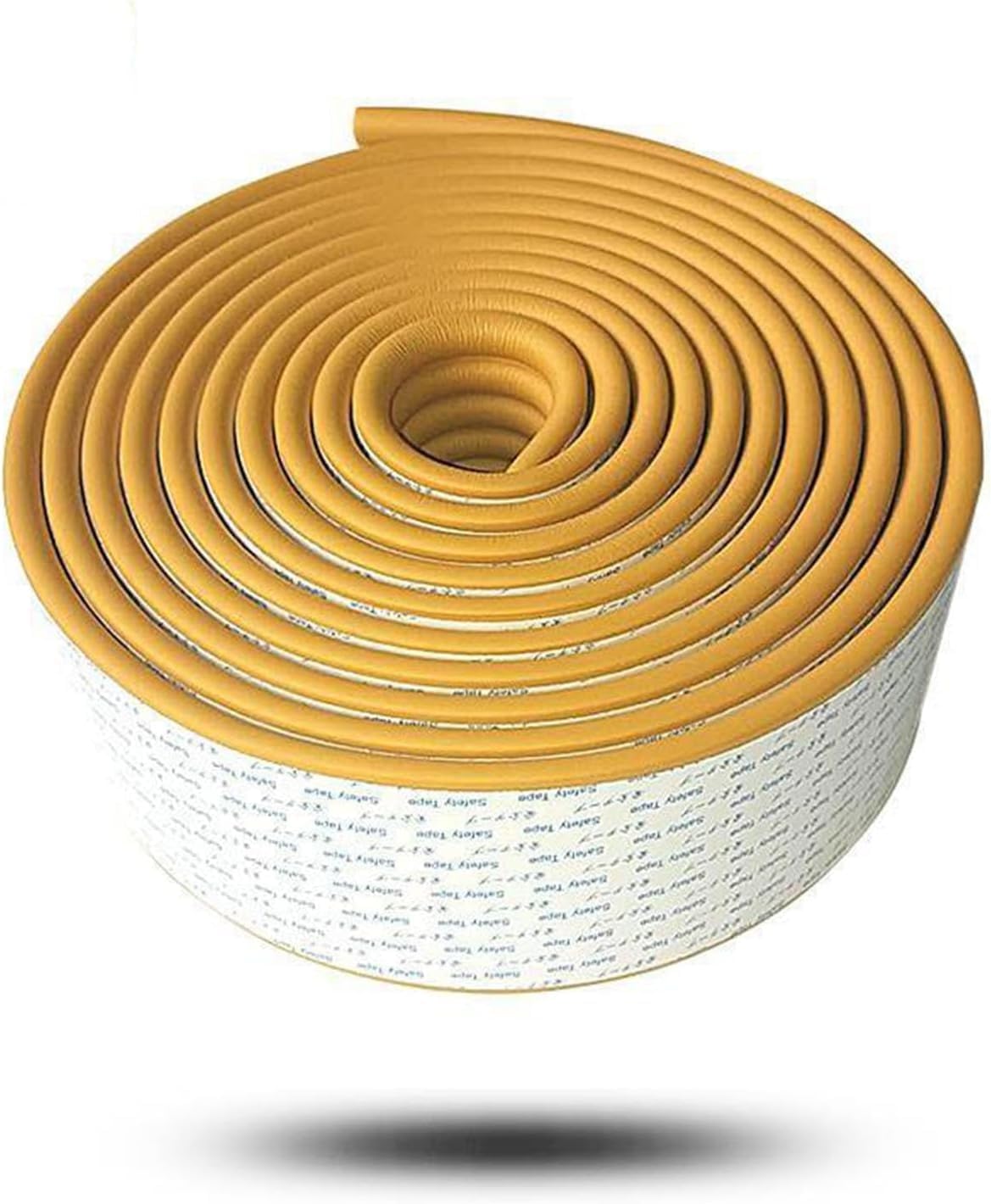 Furniture Edge Corner Guards, Furniture Corner Protectors Edge Bumper Guard Adhesive Foam Padding Cushion Strip for Table Kitchen(Woody,8pcs)