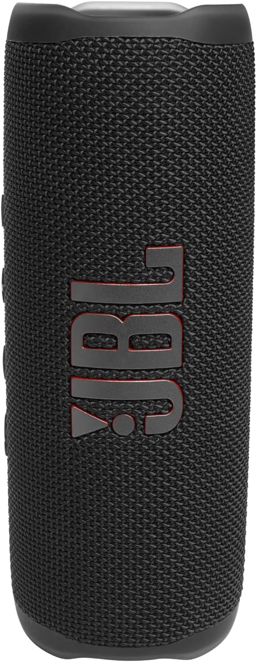 JBL FLIP 6 Waterproof Portable Speaker Bundle with gSport Silicone Sleeve (Black)